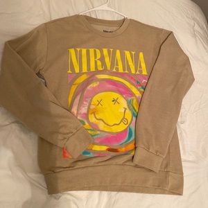 Tan Nirvana Sweatshirt